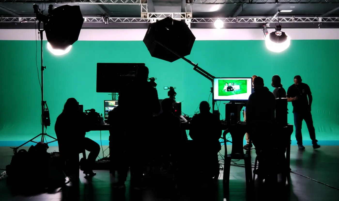 Estúdio com chroma key